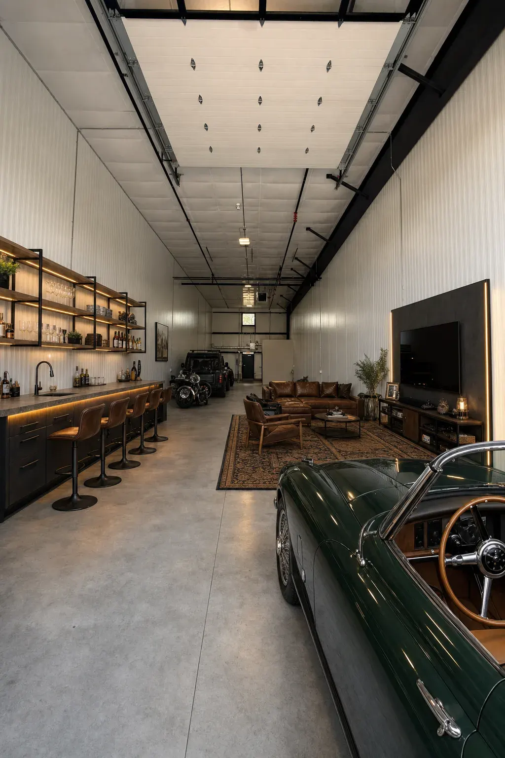Man Cave & Wet Bar build-out concept