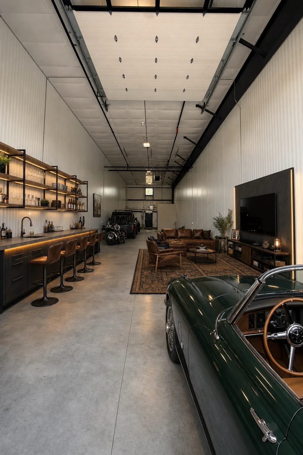 Man Cave & Wet Bar build-out concept